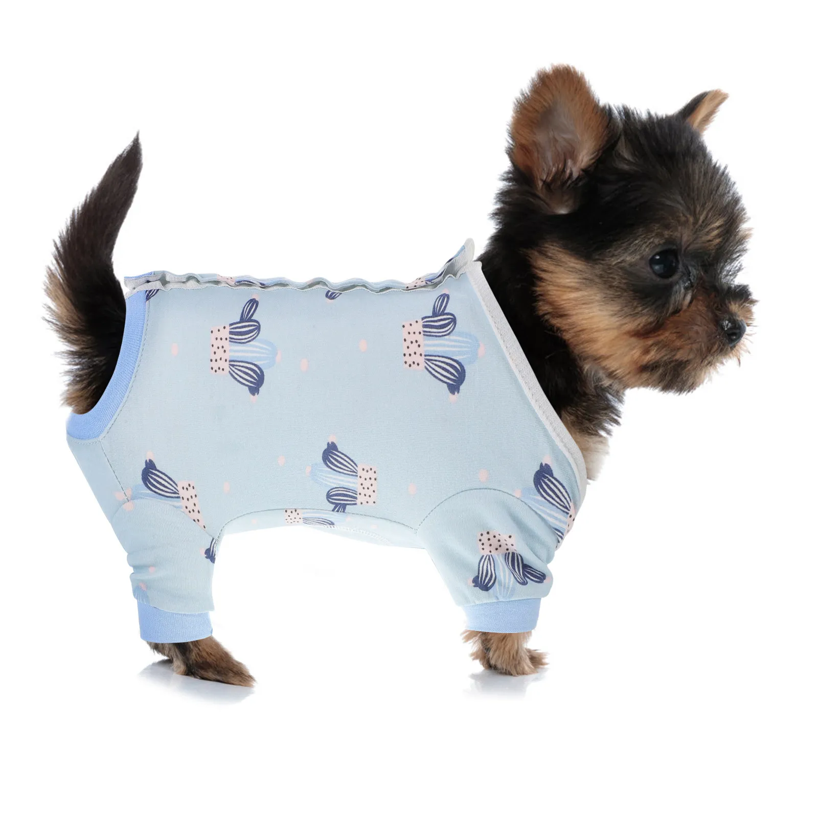 Dog Surgical Recovery Suit for Post-Op Protection After Spay Neuter Surgery Breathable Cotton Pet After Surgery Suit Puppy