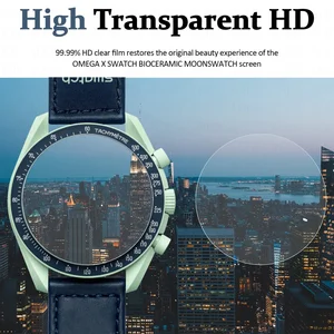 Bildschirmschutz für Omega X Swatch, Full Deckel, TPU Soft Hydrogel -Schutzfilm, Nicht -GGASS, Moonswatch Planet Watch, 5pcs 6 Hauptverkaufsglas Swatch Uhr - №5