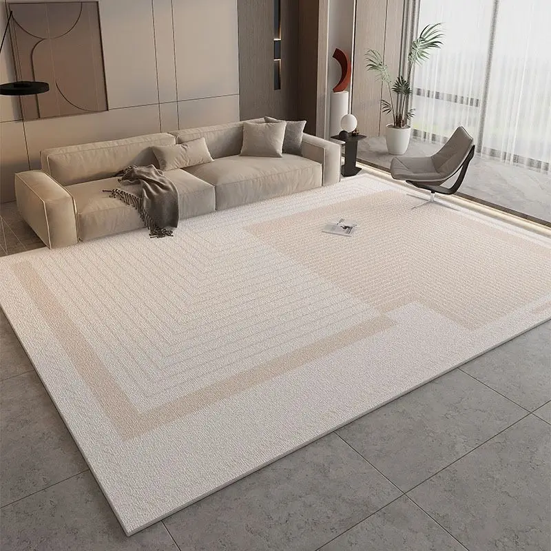 VIKAMA Modern Wabi Sabi Style Large Carpet Living Room Bedroom Non slip Soft Floor Mat Home Decoration