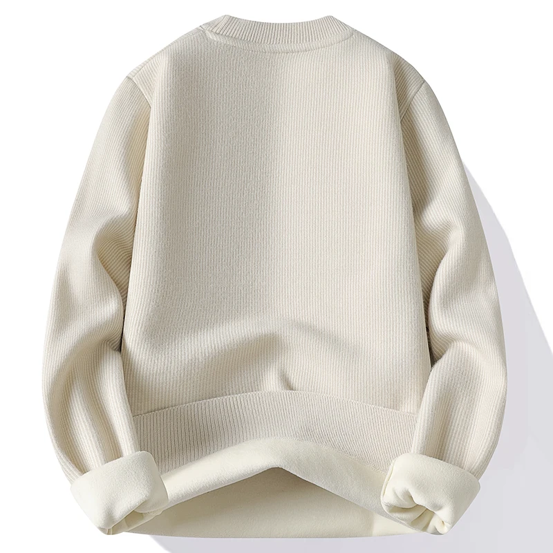 Men's Warm Knitted Sweater Streetwear Pullovers Casual Thick Sweater Male Fashion Clothing Spring Autumn Winter Men Clothing