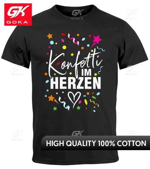 Mens Carnival Carnival Confetti At Heart Costume Replacement  Graphic T Shirts Mens Clothing New in Tops & Tees Cotton Women