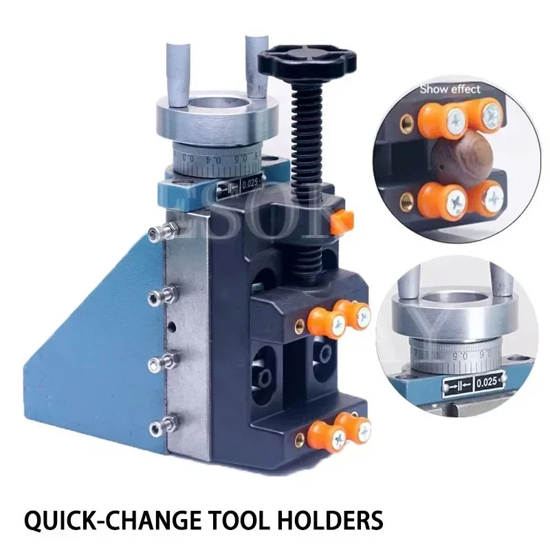 Small Lathe Quick Change Tool Rest Machine,Vertical Tool Holder Vertical Inner Hole Sleeve Lifting Tool Rest American Style.