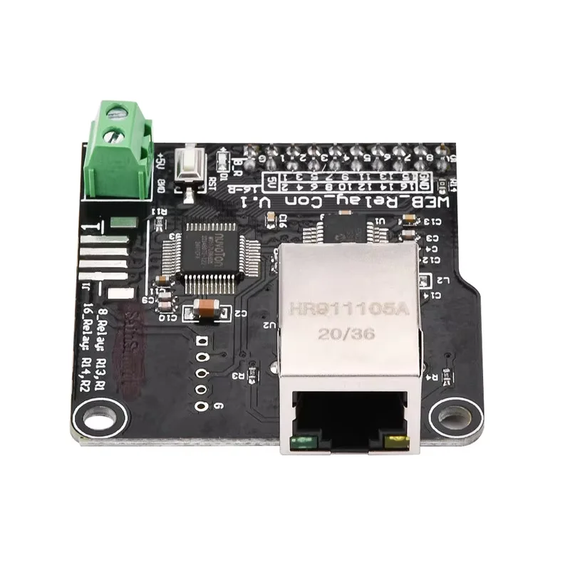 Ethernet control module 16 channel relay RJ45 port Ethernet controller board 8/16 channel compatible network module