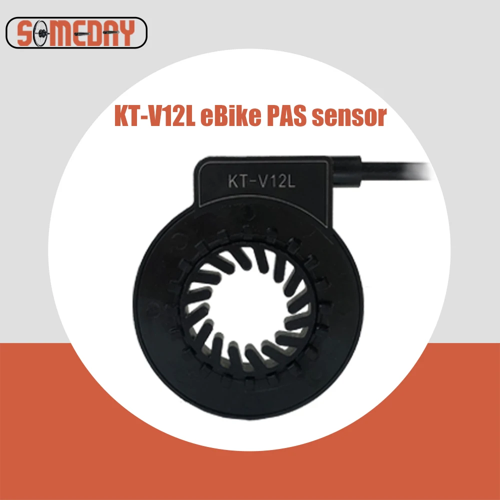 SOMEDAY KT V12L PAS Sensor Pedal Assistant Double Hall 12 Magents for Electric Bicycle Conversion Kit Parts