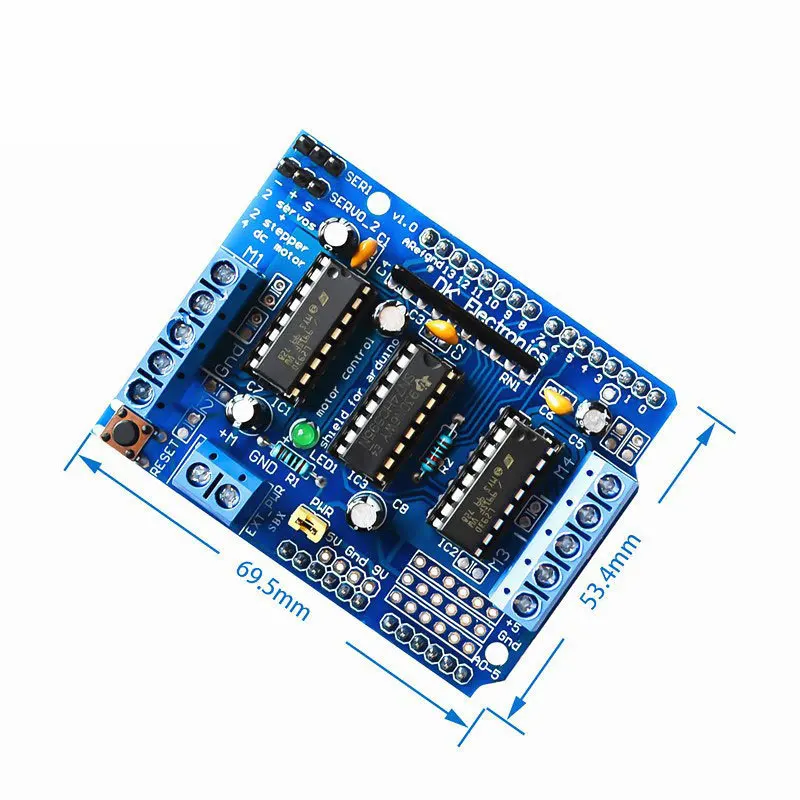 L293D motor control shield