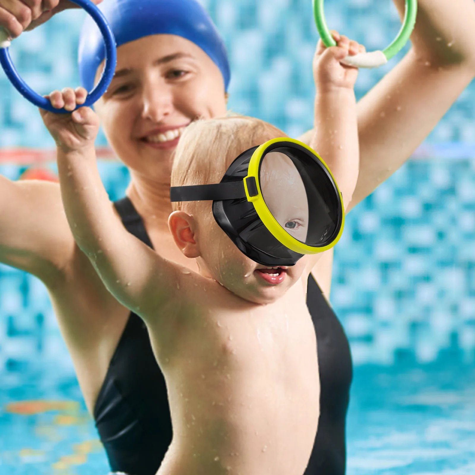 

Waterproof Diving Mask for Children Anti-Fog Lenses Clear Vision Comfortable Design Snorkeling Goggles