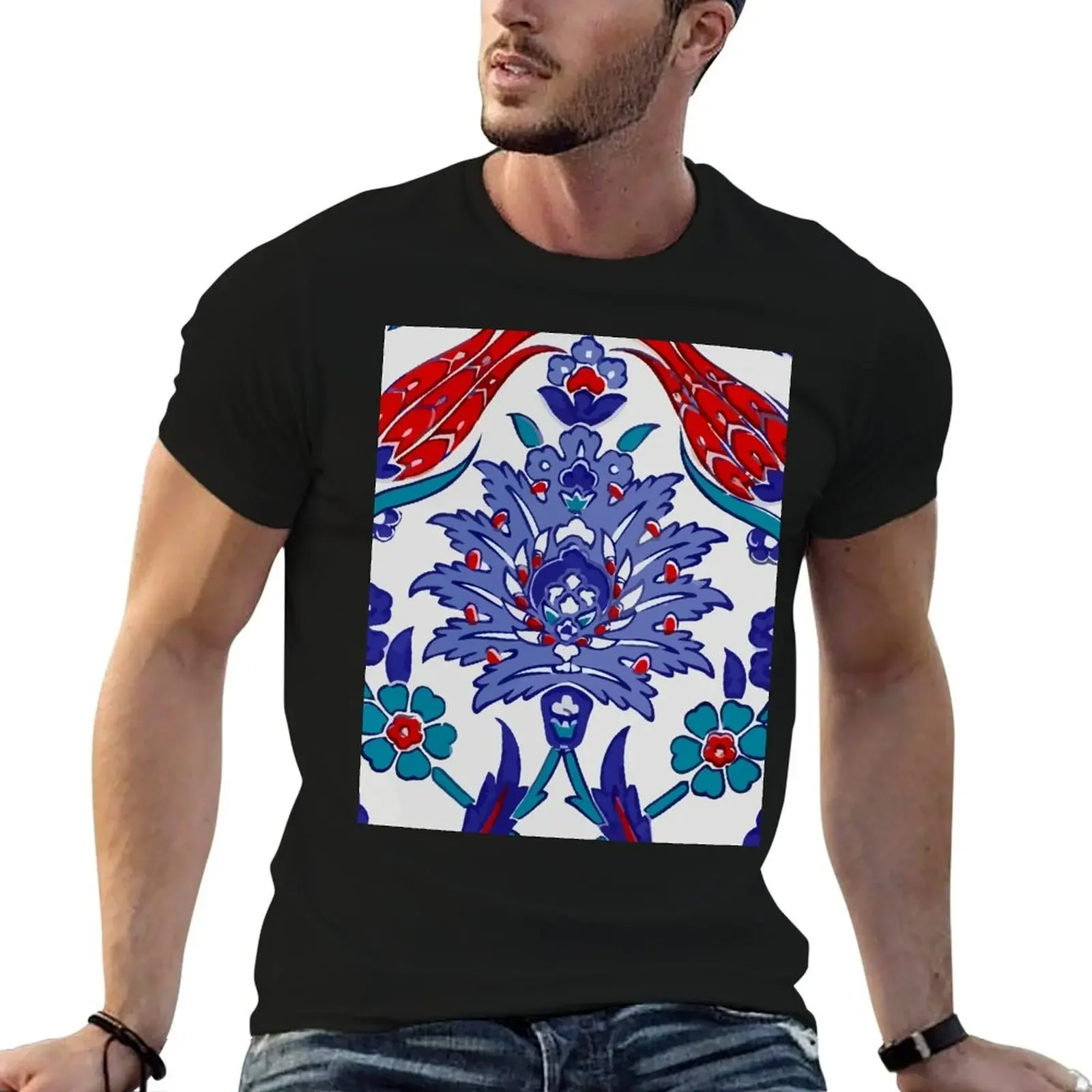 Persian Rug Design 02 T-Shirt designer shirts anime figures summer top Men's clothing