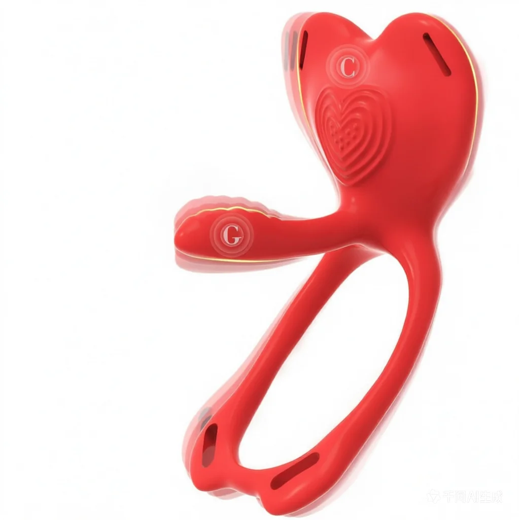 Adult sex toy - vibrating ring for the penis, female G-spot stimulation, adult sex toy, suitable for couples' vibrating rod