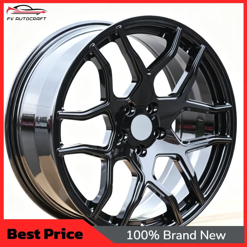 

【2026】Factory Direct Price Monoblock Eight Spoke Blade 18 19 Inch 5x112 Forged Wheels For Audi A3 A4 VW Golf Black Knight Sporty