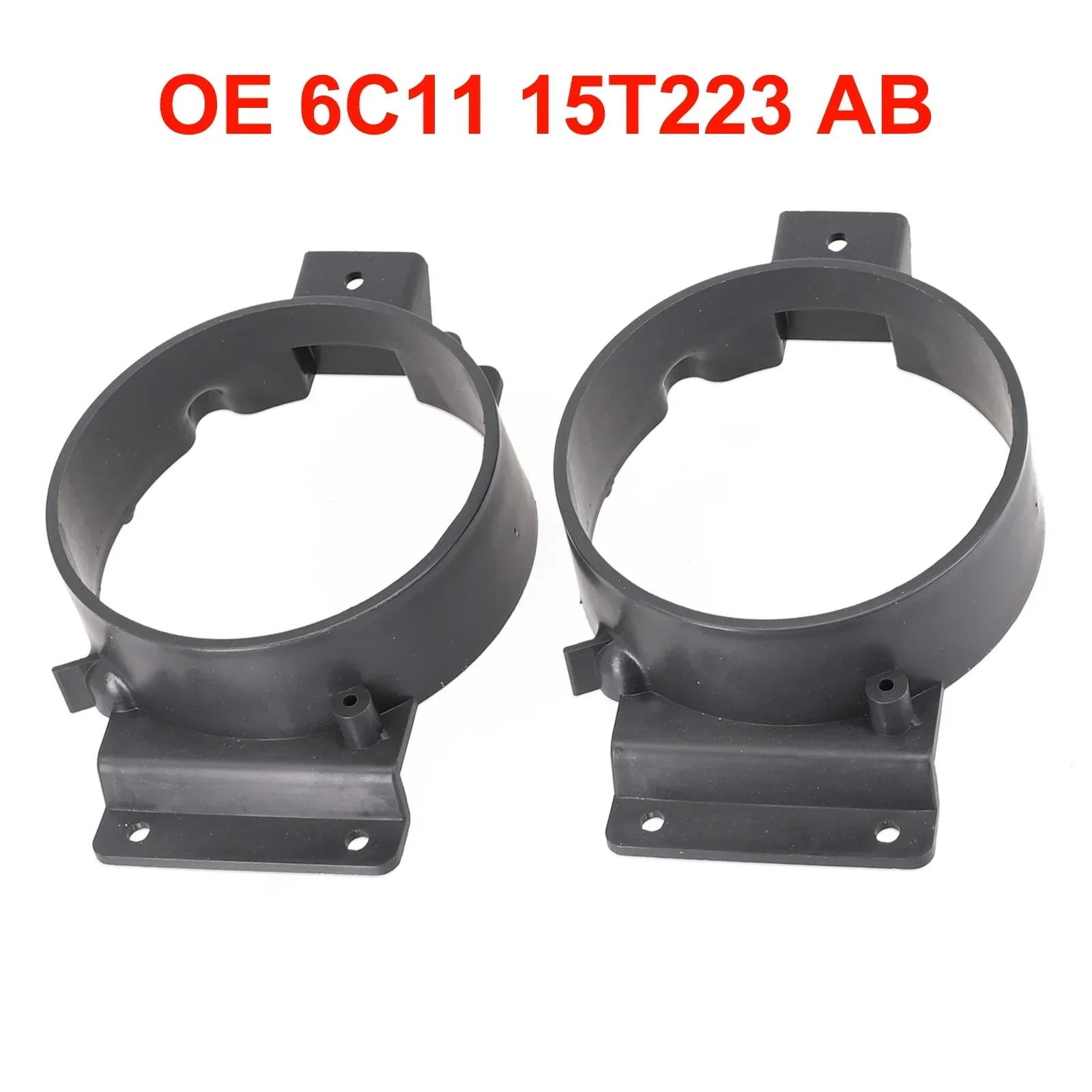 PAIR ABS  FOG-LIGHT LAMP BRACKET For Ford For TRANSIT 1387138 1387139 2006-2014 Parts Accessories Black