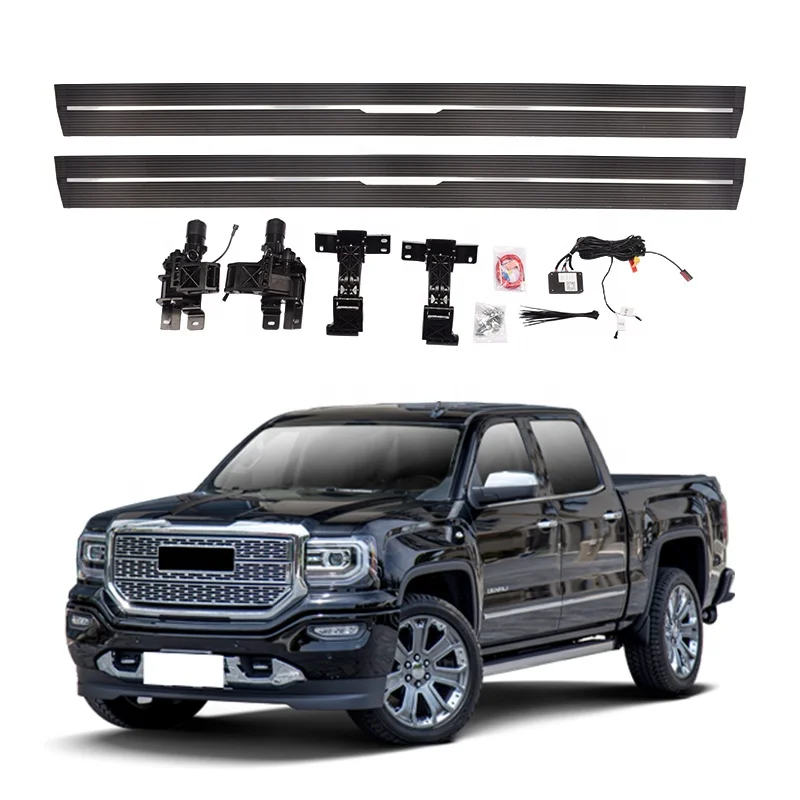 exterior accessories aluminum alloy six brackets electric threshold step For chevy silverado gmc side steps SIERRA