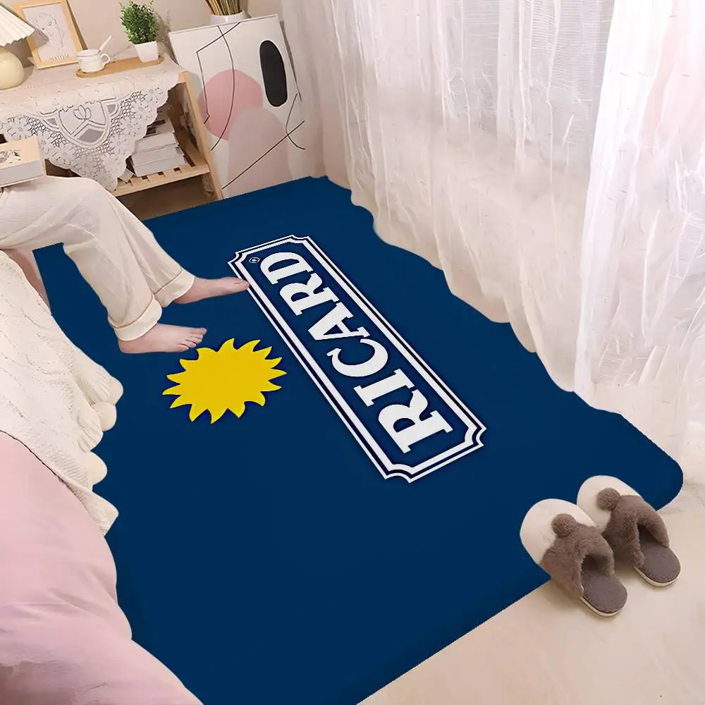 R-Ricard Beer Floor Mat Cheaper Anti-slip Modern Living Room Balcony Printed Bedside Mats