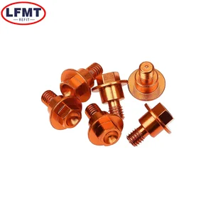 KTMフリーライドSX SXF XC XCF Excf Tri Excf XCW XCFW 85 125 150 250 350 450 525 530 2020-2021のモーターサイクルネジフォークガードボルト 6ベストセールススズキギクサーSFタンクカバー-5