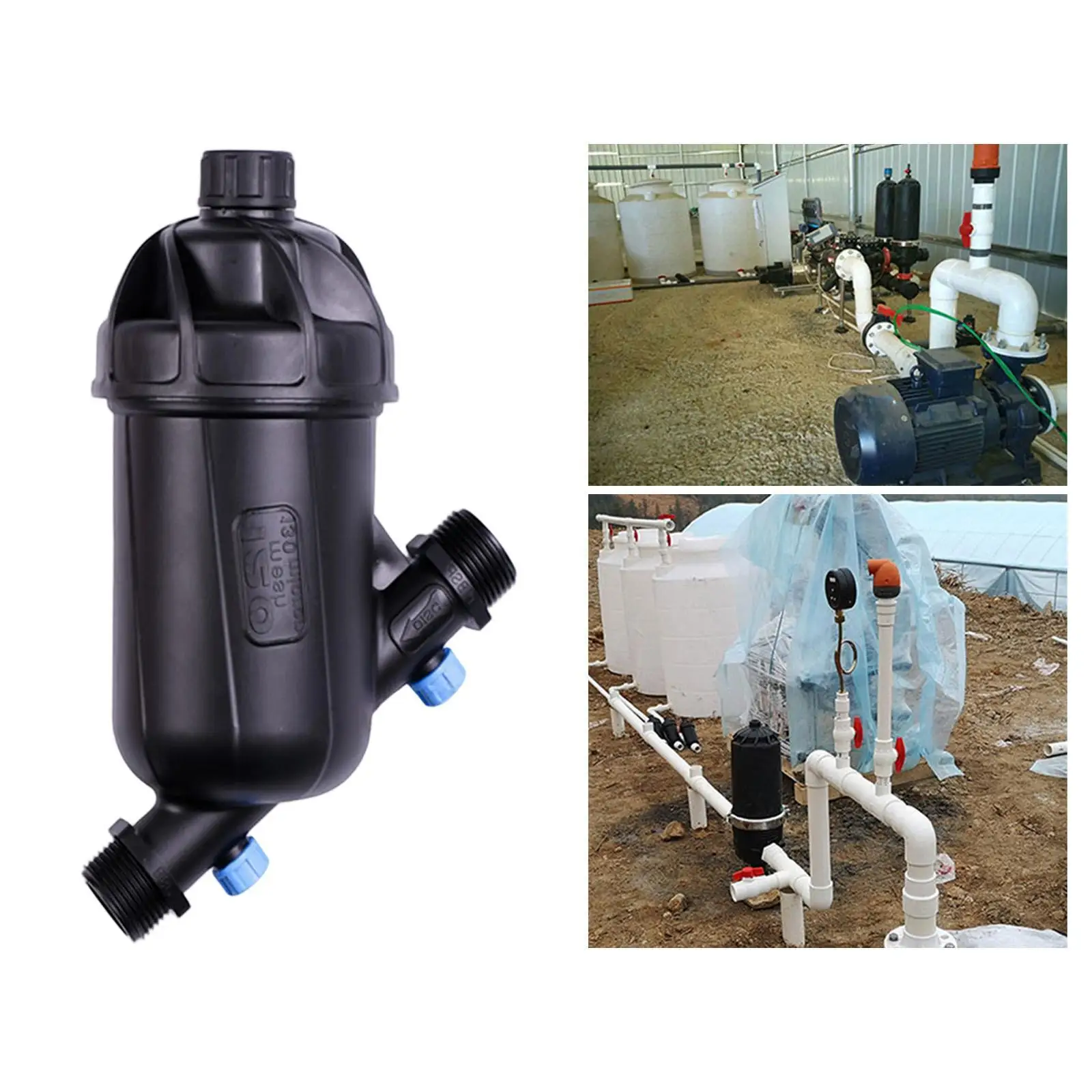 Landwirtschaftlicher Tropfbewässerungsfilter, Bewässerungssieb für Garten, Rasen, Zuhause