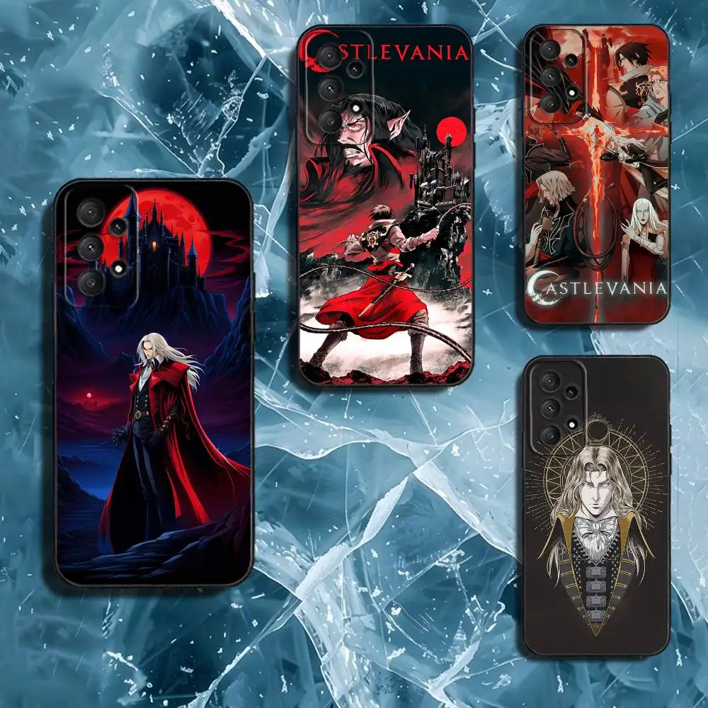 

Чехол для телефона C-Castlevania G-Game для Samsung Galaxy A13, A21s, A22, A31, A32, A52, A53, A71, A80, мягкий черный корпус