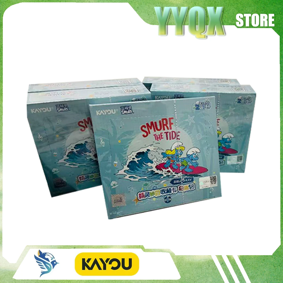 

KAYOU 2026 Новая коллекция карточек «Смурфы»: анимационные персонажи, мультфильмы, комиксы, подарки-сюрпризы, милые игры, украшения, редкие модные игрушки