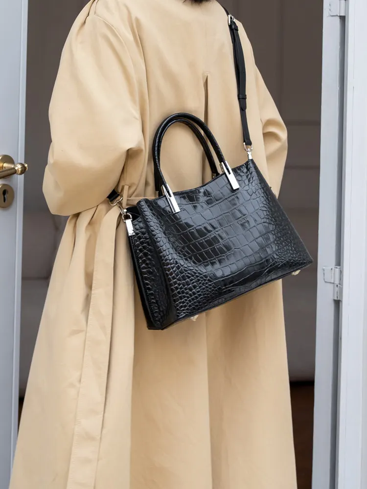 Bolso tipo tote con estampado  - Leatherwork Designs reseña y precio