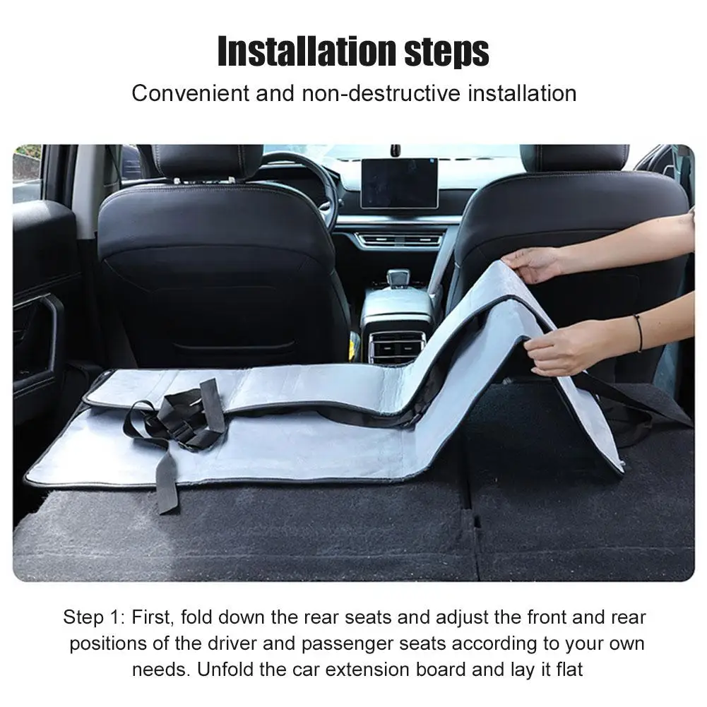 For Tesla Camping Mattress Head Guard Head Block Fill Felt Bed Travel Sleeping Bed Trunk Extension Plate For Tesla  Model Y/3