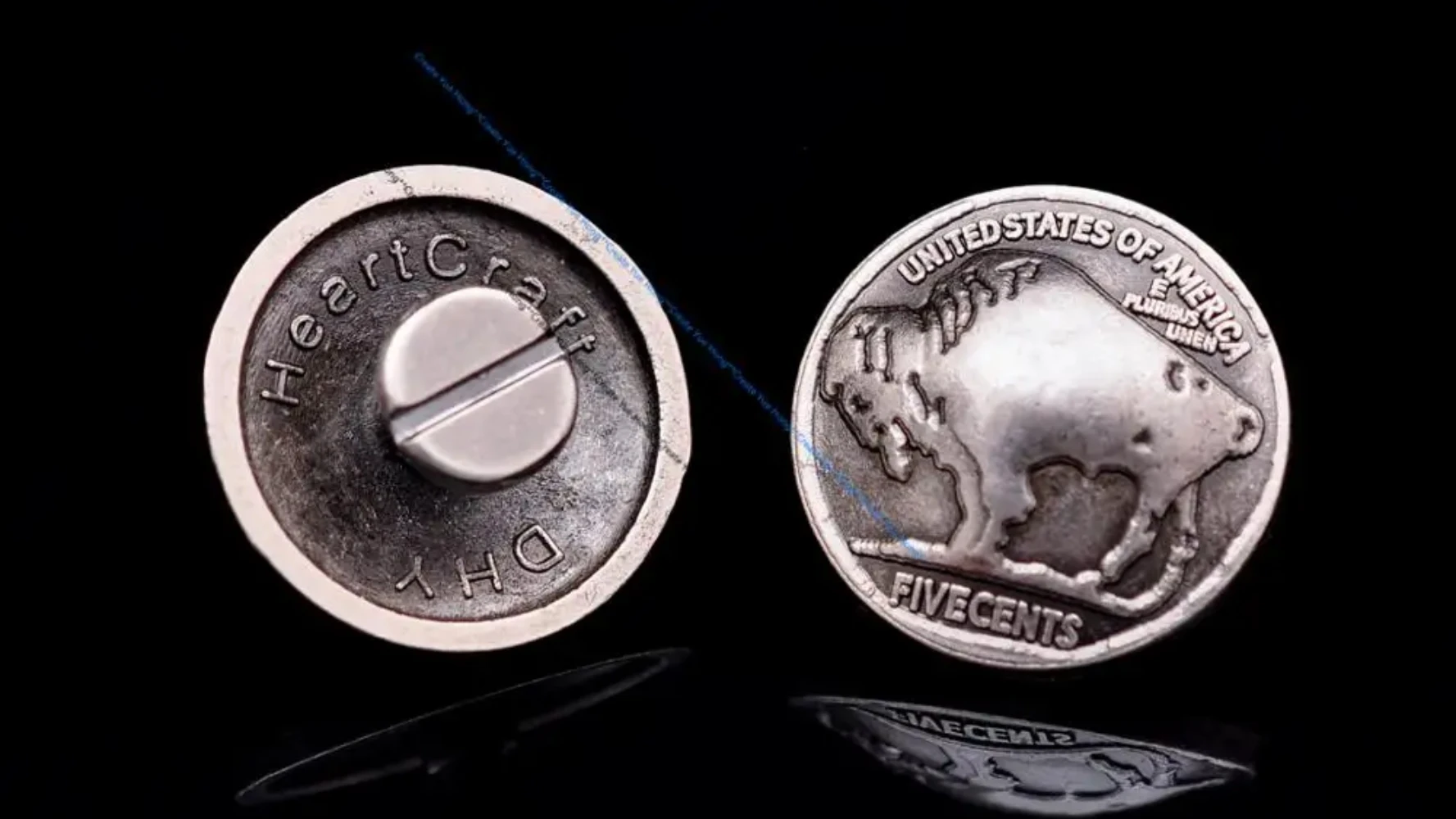 10X Argento Antico Buffalo Nickel Vite A Testa Posteriore Concho per Cintura Accessori per lavorazione pelle Sacchetto dei bagagli Ferramenteria E