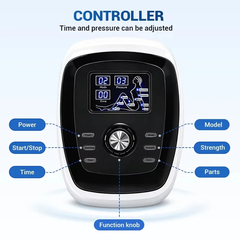 Fully Enclosed Pressure Therapy with 24 Airbags for Slimming, air Pressure Massage for Physical Recovery, Lymphatic Drainage