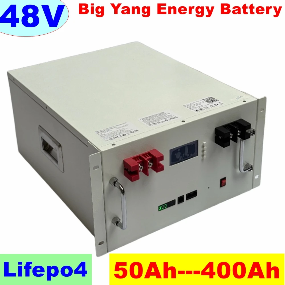 LRKK 6000+cycles 48V 100Ah Lifepo4 50Ah 120Ah 150Ah 200Ah 300Ah 400Ah Battery Max 32Parallel with CAN RS485 for 5Kw Solar System