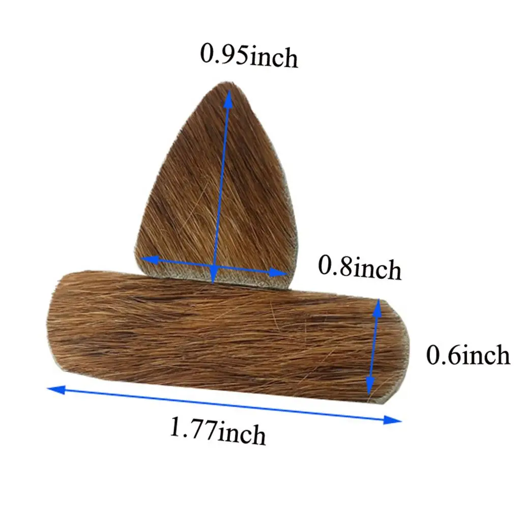Stick on Cowhide Archery Arrow Rest Silent Shooting Triangle Rectangle Plate for Recurve Bow and Traditional Longbow Accessories - view 6