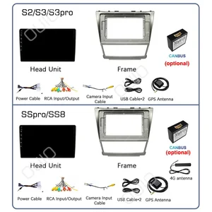Toyota Camry 40 2007-2011 için Carplay Radyo, Android 13, Bir Araba Stereo, multimedya Oynatıcı, Otomatik GPS navigasyon, 2DİN, DSD Toyota passo-android'in en iyi 10 satışı-no. 4