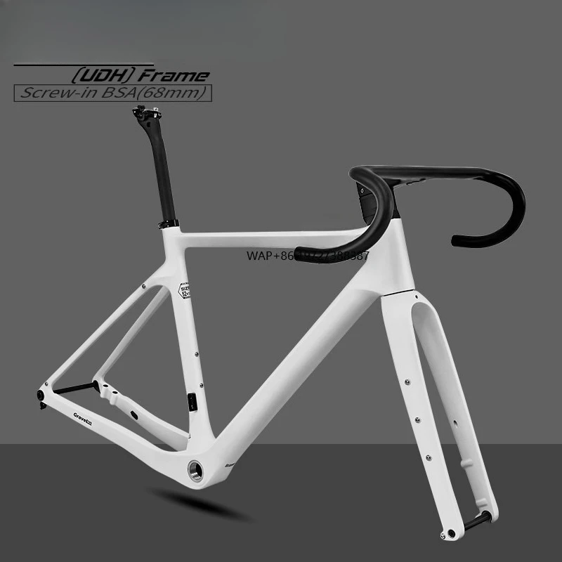 

BXT Carbon Gravel Bike Frame New 700C*45C Big Size With Full Hidden Cable Routing Factory Wholesale OEM Gravel Bicycle Frameset