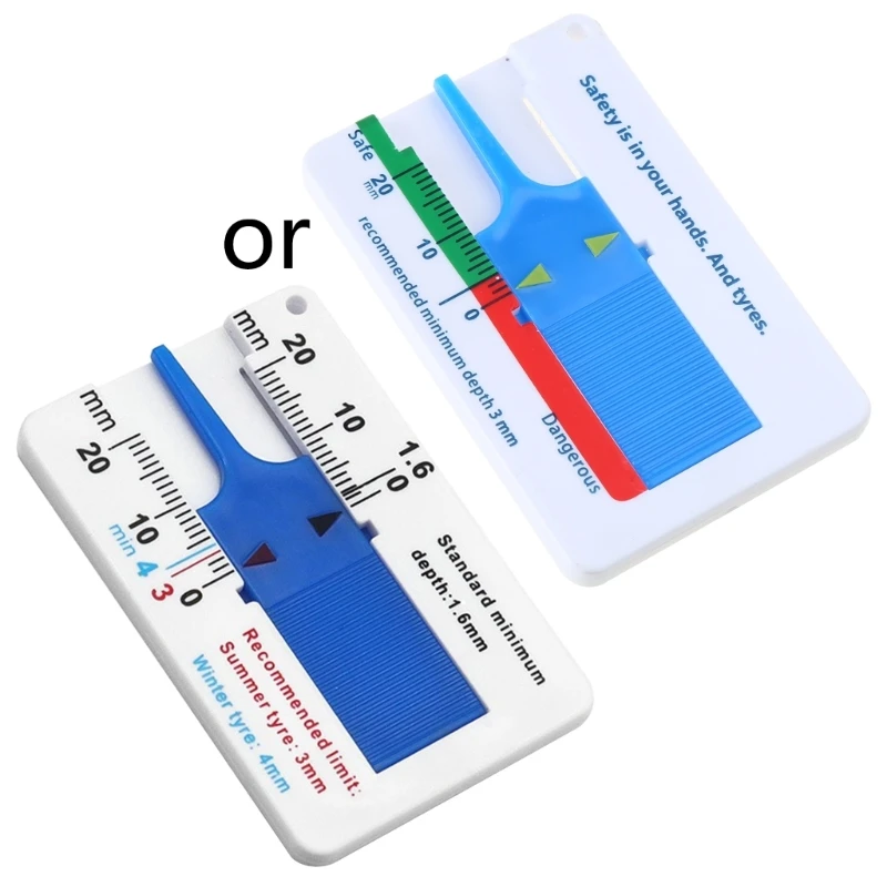 Tyre Tread Depth Vernier Caliper Ruler Auto Wheel Monitoring System Tire Thickness Gauges Tester Meter Car Repair Tool