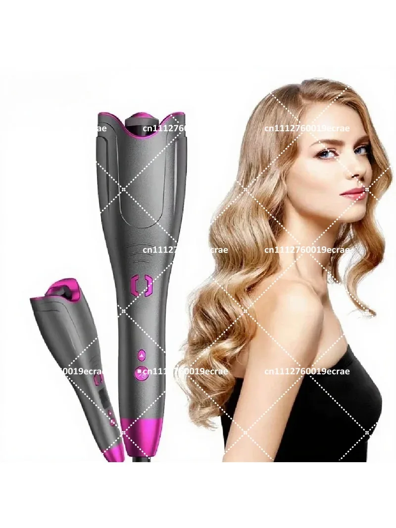 360-ceramic-automatic-rotating-edging-iron-roller-with-ptc-heater-lcd-temperature-display-adjustable-hair-styling-tool