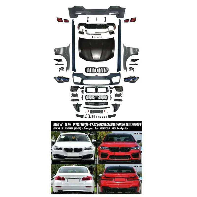 Bodykit  5 Series F10 / F18 F10 Modified to G30/G38 M5 Style 2021