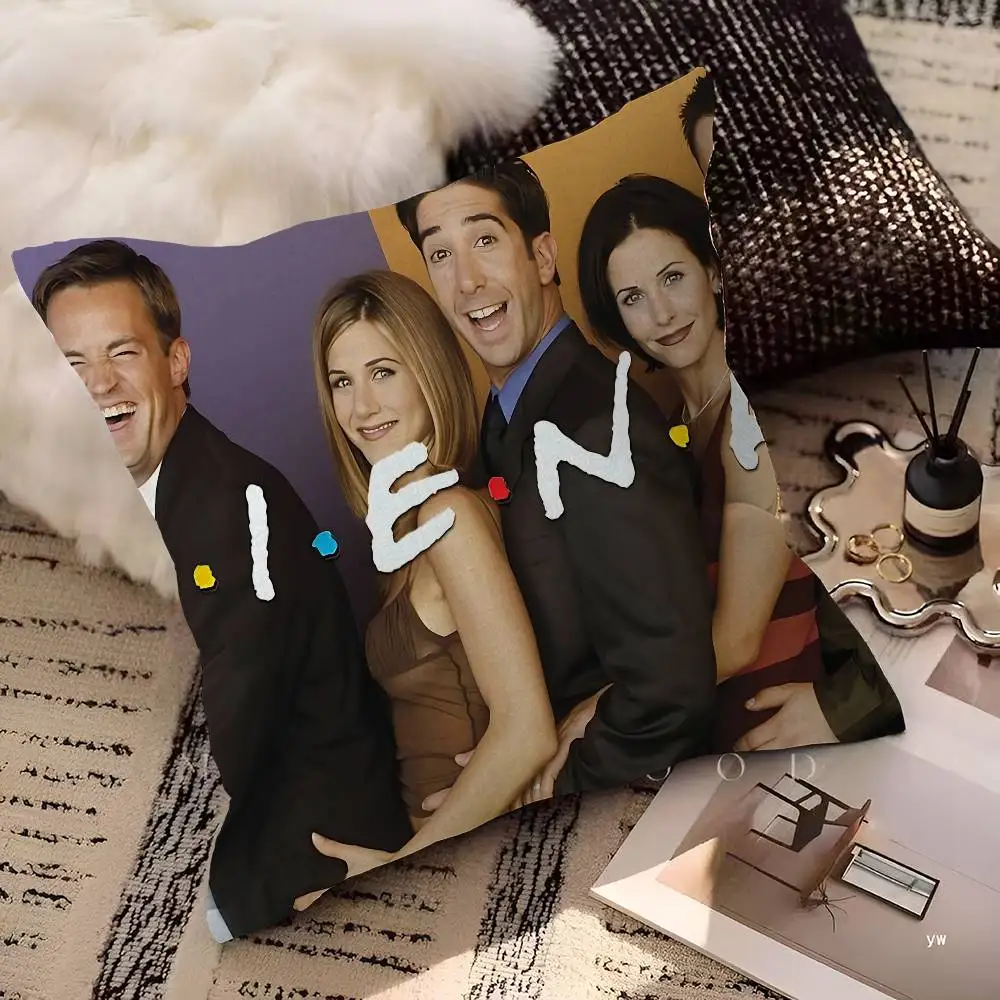 F-Friends Series TV Cushion Cover Pillowcase Upholstery Sofa Throw Pillow Home Decor Pillowcas