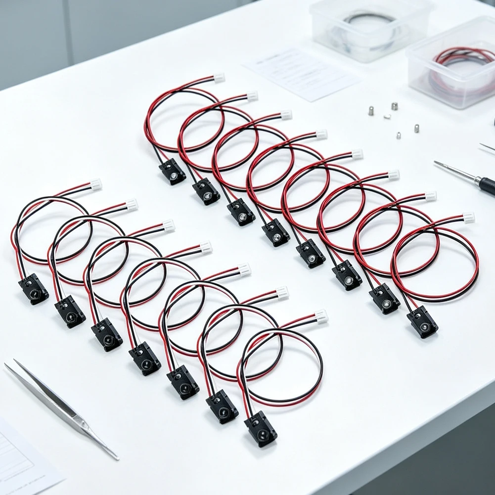 IR Break Beam Sensor Set 8 Pairs 5mm Photoelectric Detection Module 30cm Range 3.6-5.5V DC for Microcontroller Projects
