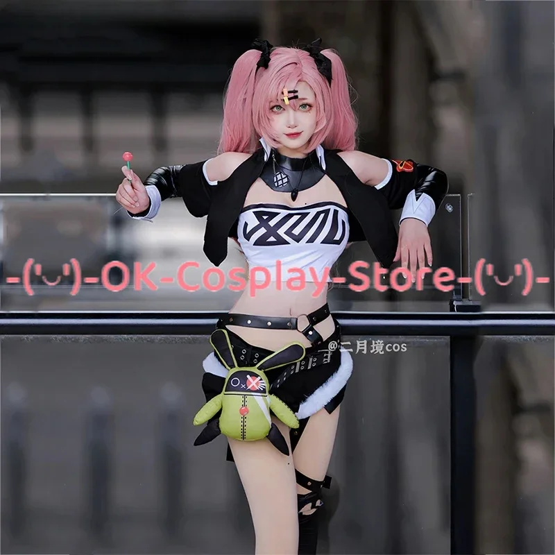 Game Zenless Zone Zero Cosplay Nicole Demara Costume Women Sexy Party Suit Coat Top Pants Halloween Carnival Uniform Custom Made