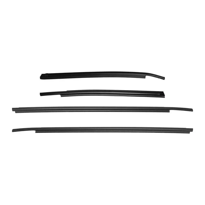 Car Side Door Window Weatherstrips Glass Rubber Sealing Weather Strip for Toyota Tundra 2007-2020 (2 Doors)