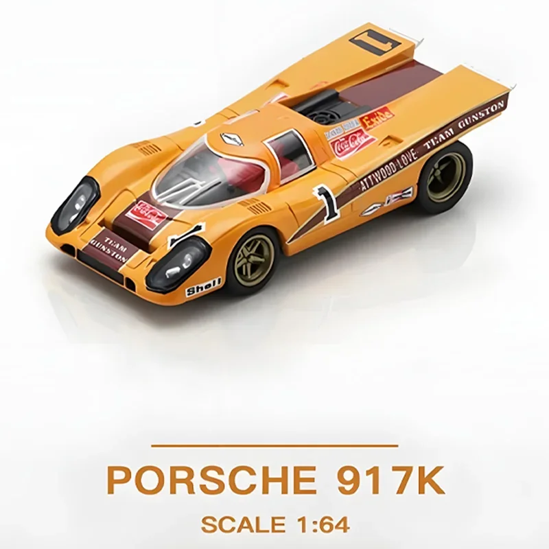 Sparky 1/64 1970 Porsche 917 Kh Kyalami 9H Team Gunston Legering Motorvoertuig Diecast Metalen Model Geschenken