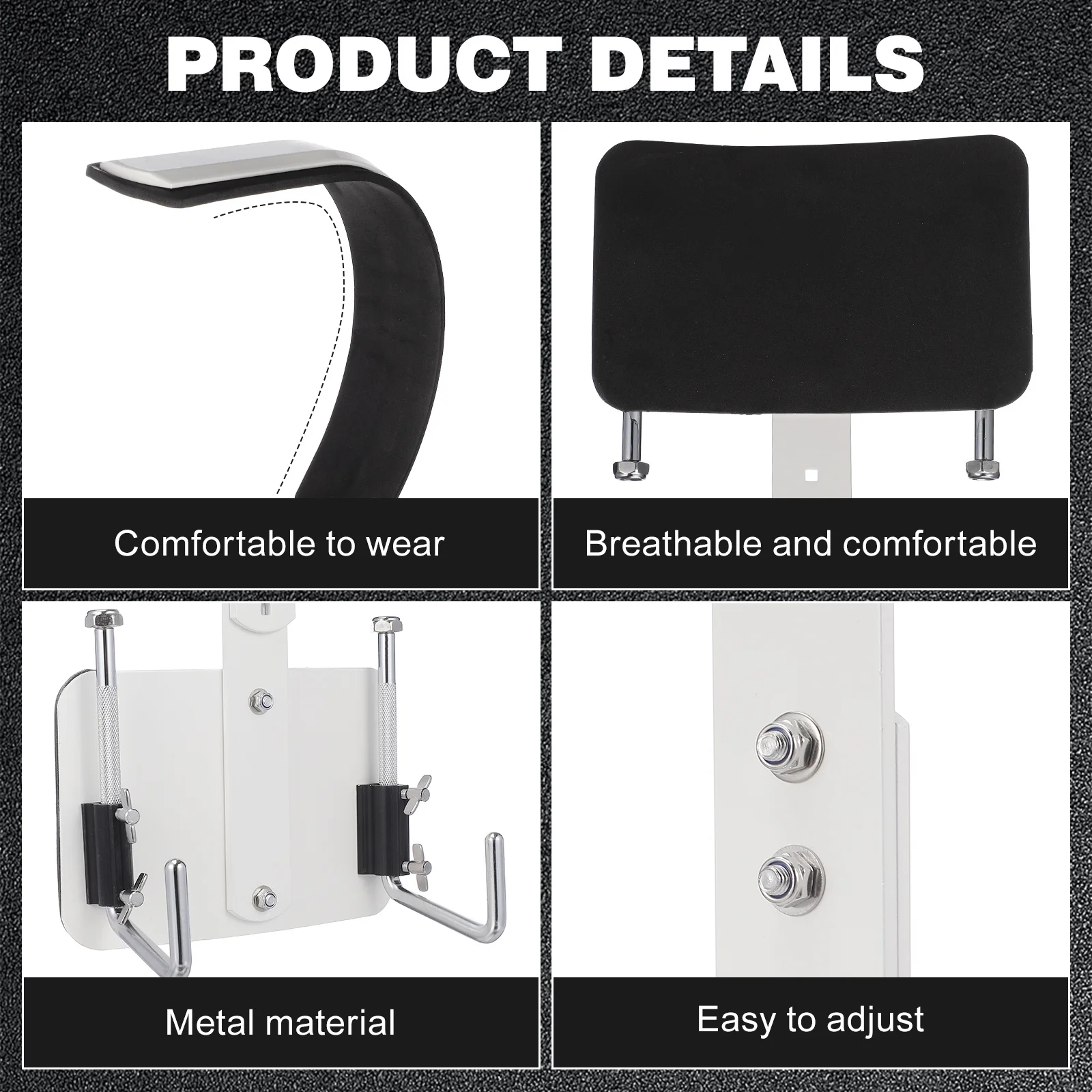 حامل طبلة كمين متين مع حزام قابل للتعديل وخفيف الوزن من سبائك الألومنيوم وحامل ملحقات مثالي لفرقة الزحف