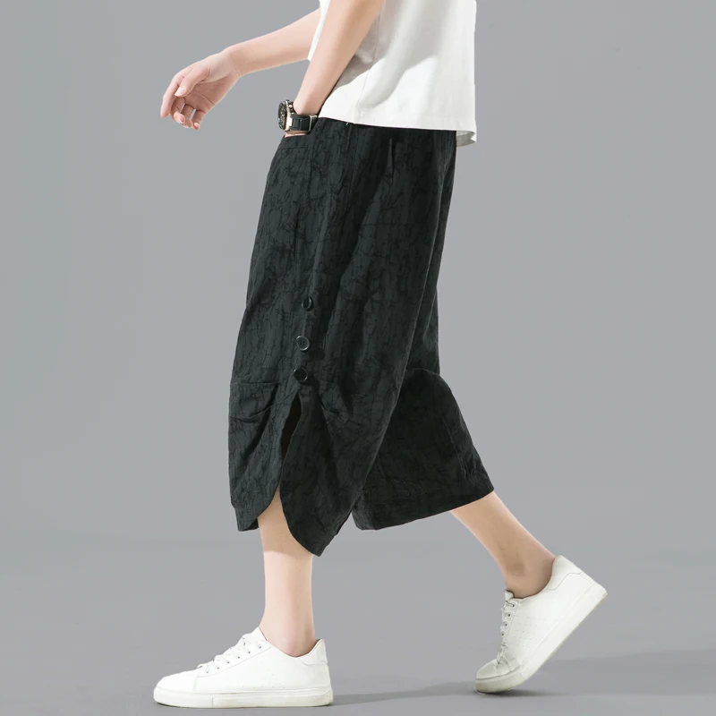 

2024 Men‘s Fashion Harem Pants Vintage Streetwear Jogging Casual Pants Harajuku Oversized Mens Trousers Drawstring Man Pants 3XL