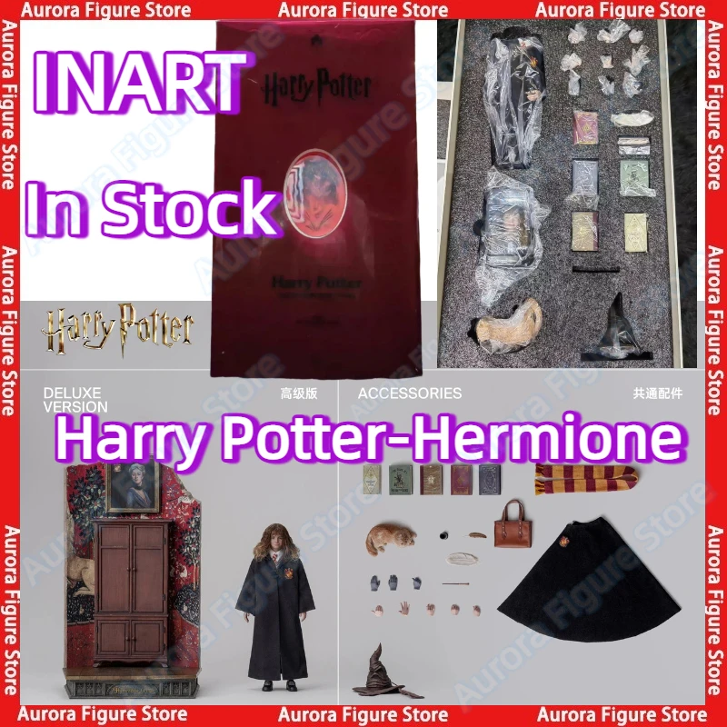 

В наличии Queen Studios 1/6 INART Harry Potter Hermione Granger Deluxe Version Аниме Фигурки Игрушки Модель ПВХ Подарочный Коллекционер