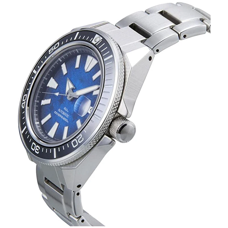 Imagem -02 - Rei Samurai Prospex Series Ver Case e Pulseira para Seiko 4r35 4r36 Nh35 Nh36 200m Movimento Automático Safira Vidro