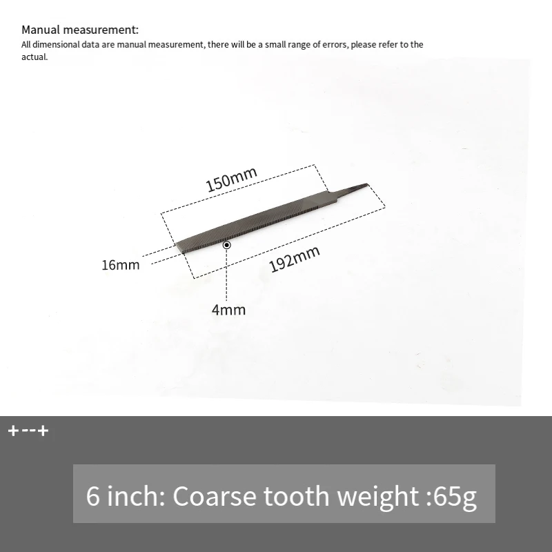 6-16 Zoll Industrie-Stahlfeilen-Set, flach/rund/halbrund/dreieckig/quadratisch, für Metallbearbeitung, Holzbearbeitung, Stahlraspelfeile flach