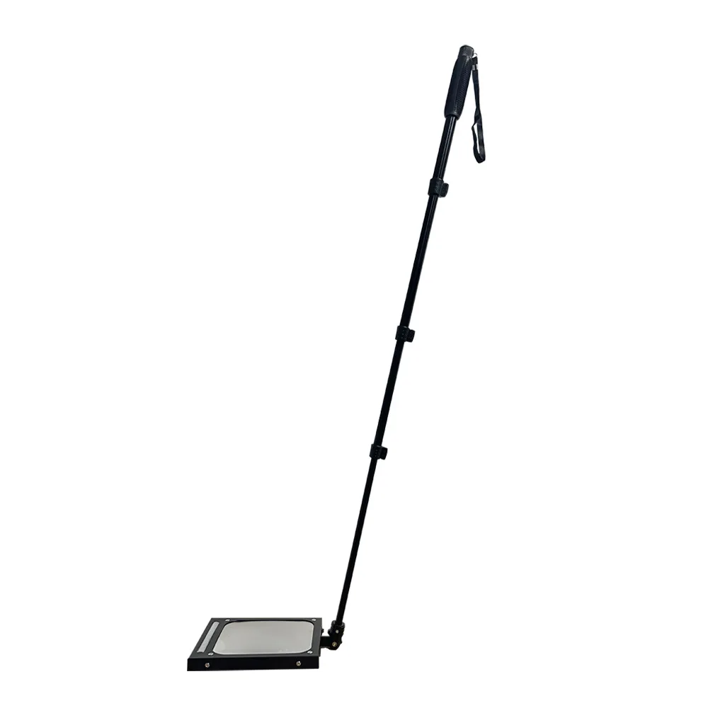 Telescopic Folding Square Bottom Inspection Mirror Vehicle Security Inspection Reflective Convex Visor Double Magnification