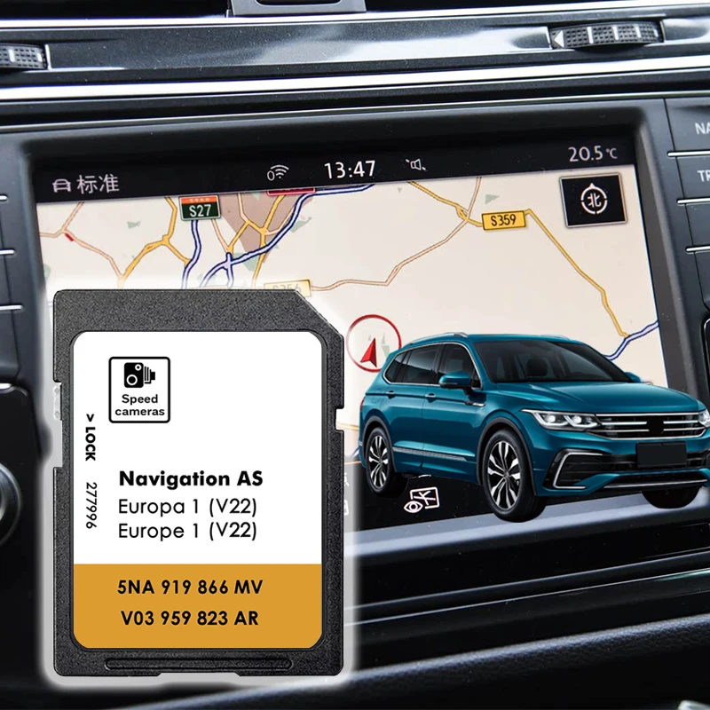 Newest V22 2025 for Volkswagen MIB2 Discover Media Map Sat N