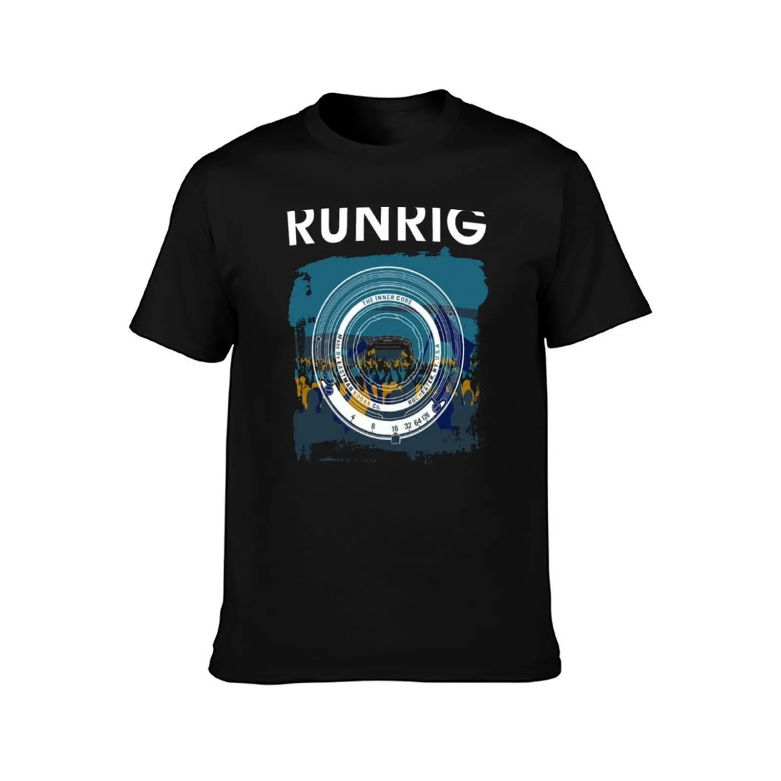 RUNRIG BAND T-Shirt, Summer Casual Cotton Tee, Oversized Streetwear Tops, Vintage Graphic Print, Loose Fit Short Sleeve