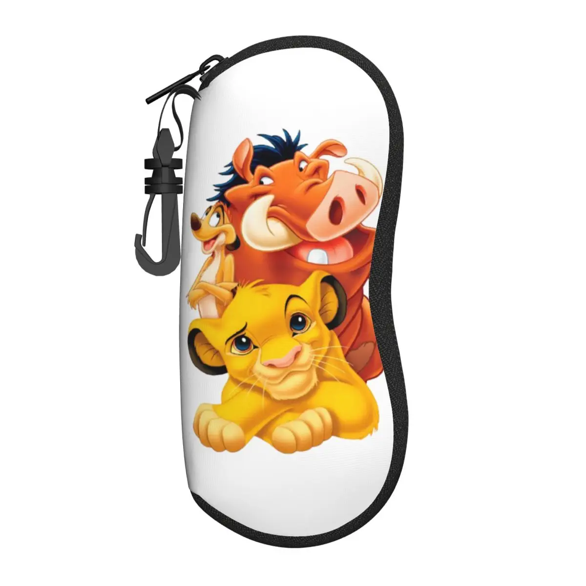 

Custom The Lion King Simba Shell Glasses Case Unisex Travel Eyeglasses Case Sunglasses Protector Box