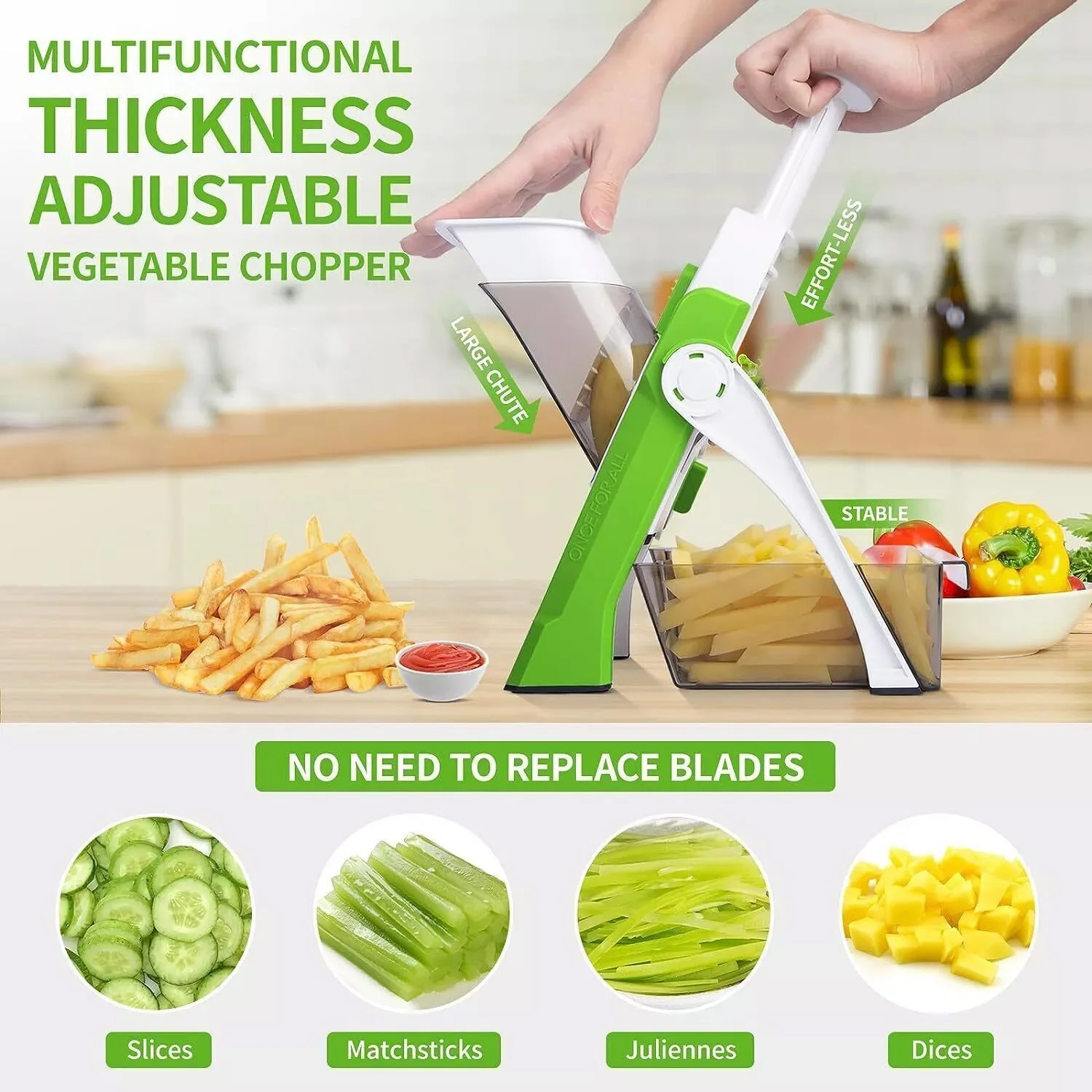 4 in 1 Multifunctional Kitchen Chopping Artifact Vegetable Slicer Food Chopper