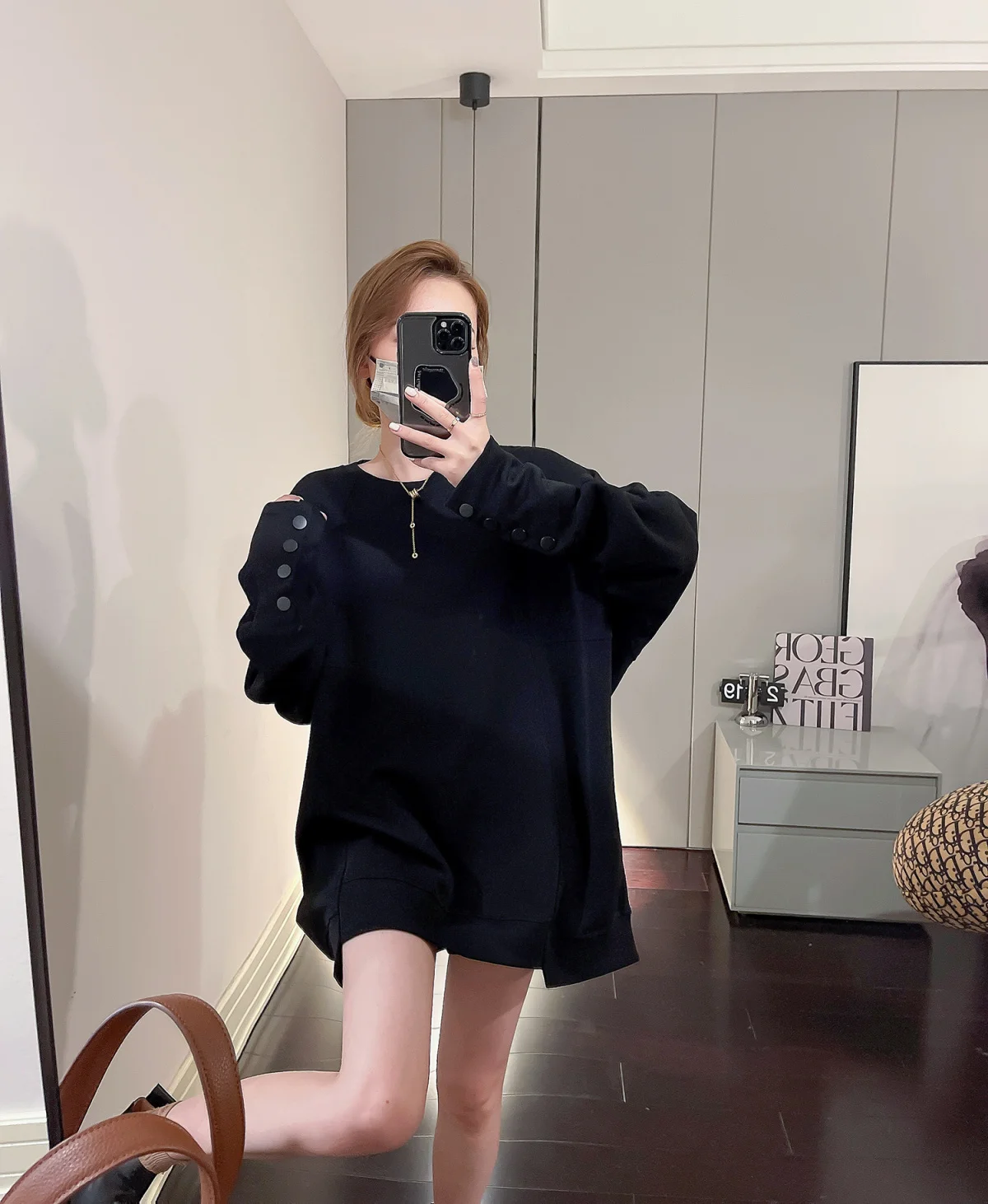 

Женские толстовки, популярная корейская одежда, спортивные костюмы Femme, упрощенные однотонные с круглым вырезом, размеры с манжетами из смеси хлопка