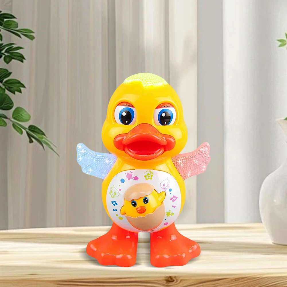 Canard dansant électrique avec musique et lumières, jouet éducatif précoce, jouet interactif pour bébé, Animal de dessin animé Musical mignon, cadeaux pour enfants
