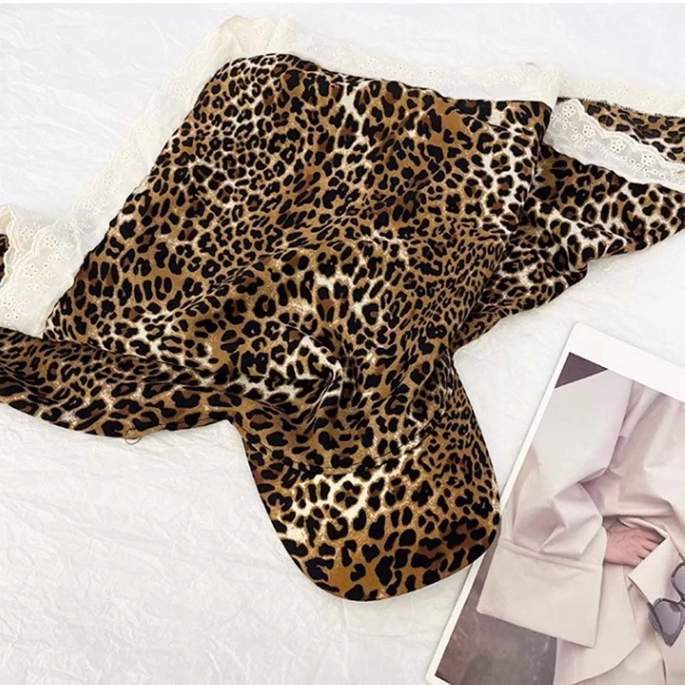 

Модный головной платок Y2K с леопардовым принтом, бейсбольная шляпа, дышащий шарф в стиле ретро, фуражка с цветочным принтом, мягкий треугольный головной платок, весенняя шляпа