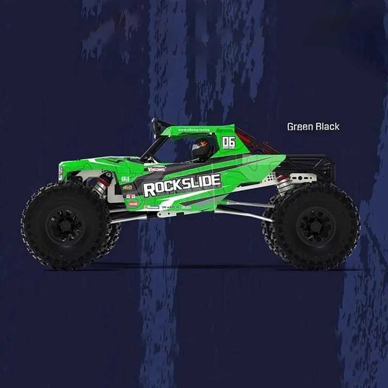 Vehículo todoterreno 4WD RC, centro de gravedad bajo, rendimiento, escalada, Control remoto, modelo de coche de escalada para regalo de adulto, YK4061, 1/6